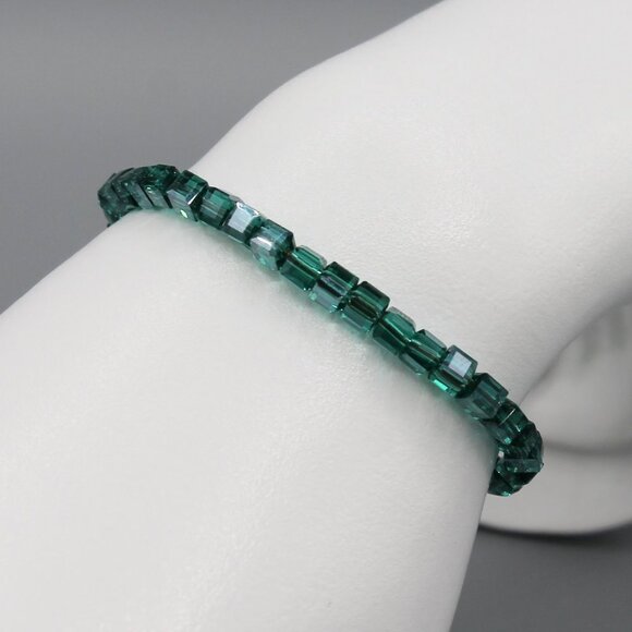 Jewelry bracelet bead Boho adjustable blue green stones brand new fashion - Picture 3 of 7